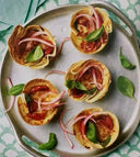 Mini Tortilla Cups with Chorizo & Sun-dried Tomatoes