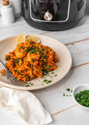 Speedy One Pot Piri Piri Prawn Orzo