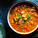 Moroccan Mushroom & Lentil Soup